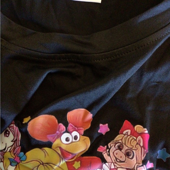 Womens Fashion Black Made in the 80’s Cartoon Short Sleeve T-Shirt - Picture 6 of 9